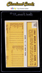 1963 Topps #145 World Series Game #4: Hiller Blasts Grand Slammer