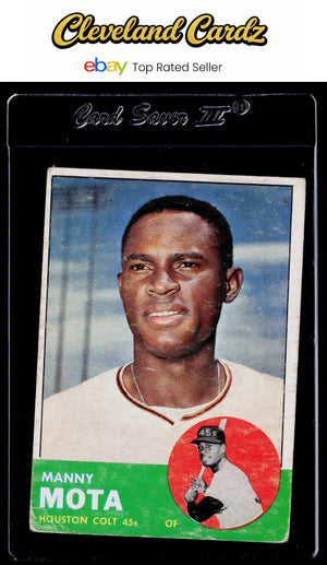 1963 Topps #141 Manny Mota RC