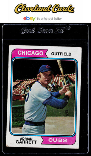 1974 Topps #656 Adrian Garrett