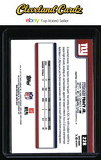 2025 Topps Chrome #228 Tyrone Tracy Jr. Red White and Blue Refractor