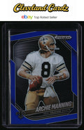 2025 Panini Prizm Black #97 Archie Manning Prizms Blue #/199