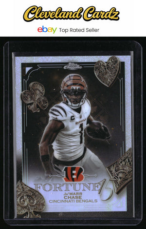 2025 Topps Chrome #F15-2 Ja'Marr Chase Fortune 15 Refractor