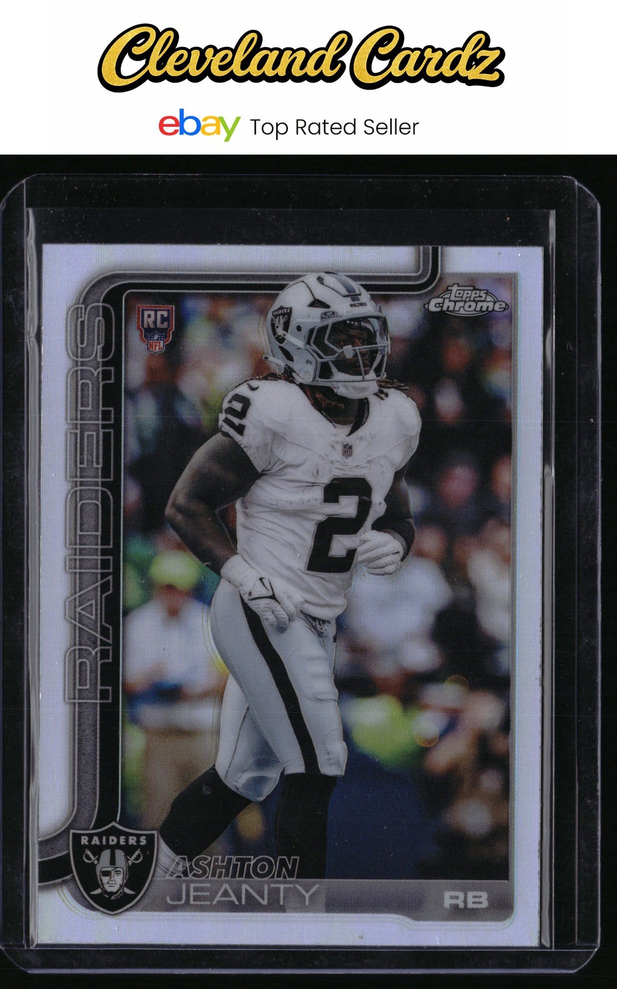 2025 Topps Chrome #322 Ashton Jeanty Refractor (RC)