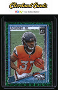 2025 Donruss Optic #208 RJ Harvey Green Velocity Rated Rookie
