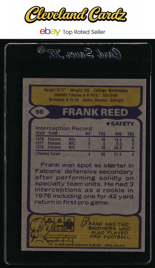 1979 Topps #98 Frank Reed RC