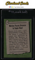 1978 Topps #2 Craig Morton