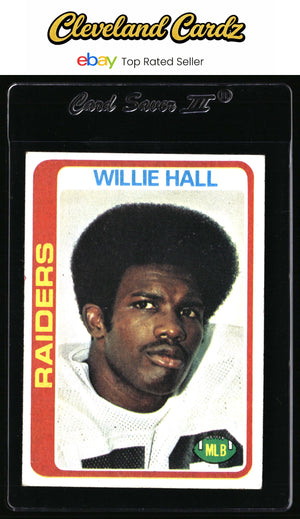 1978 Topps #345 Willie Hall
