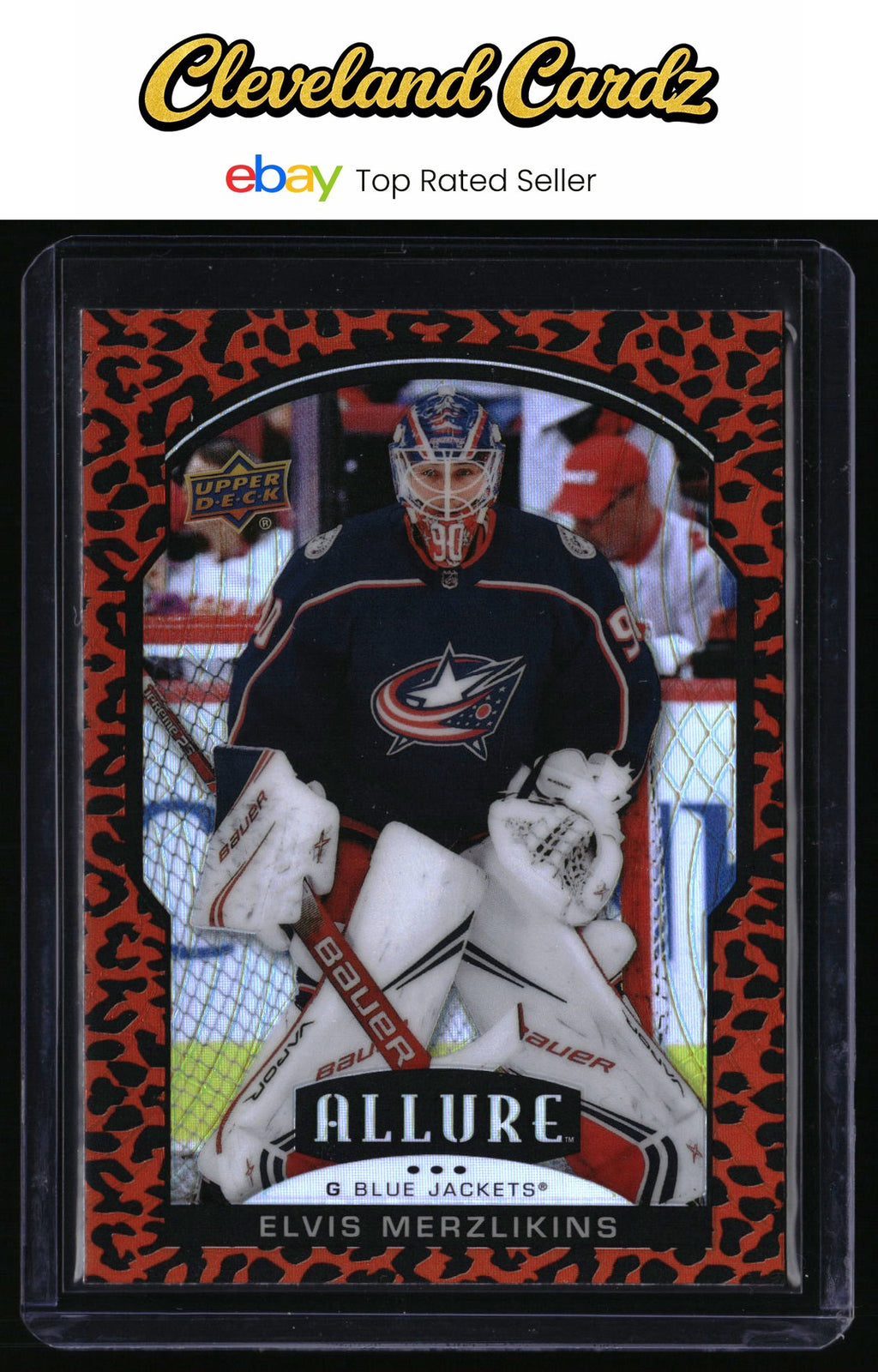 2020-21 Upper Deck Allure #16 Elvis Merzlikins Leopard