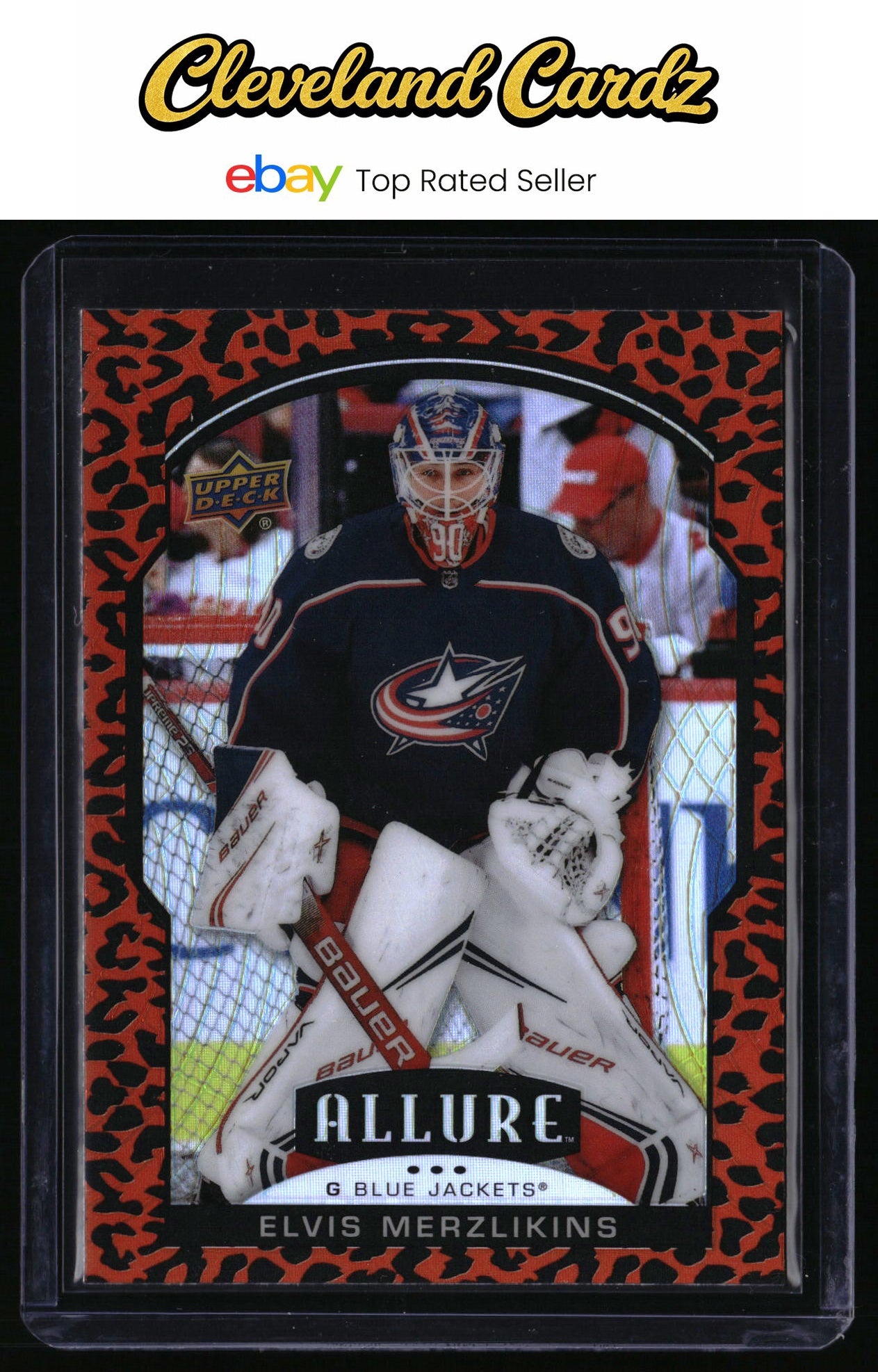 2020-21 Upper Deck Allure #16 Elvis Merzlikins Leopard