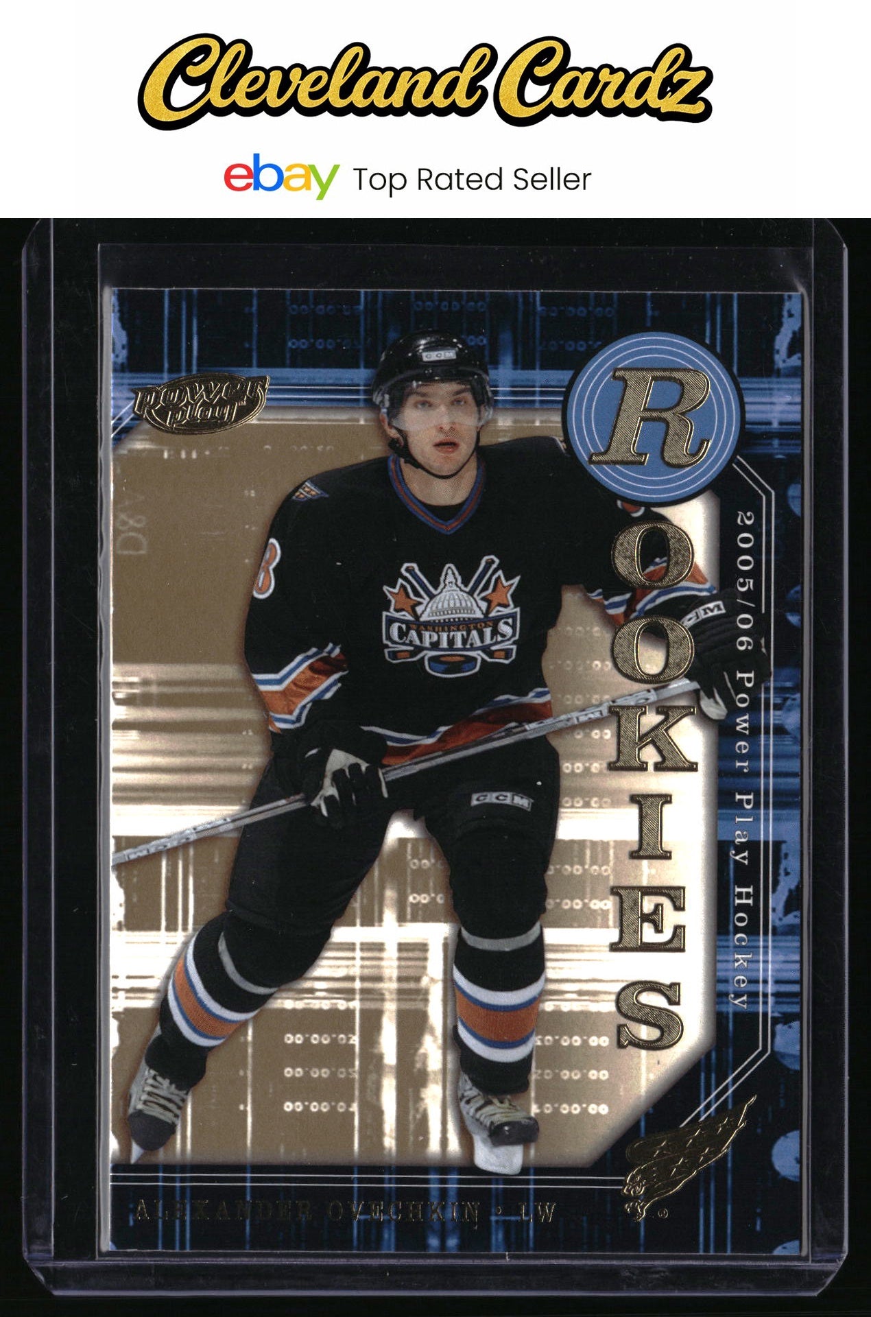 2005-06 Upper Deck Power Play #143 Alexander Ovechkin Rookie Card