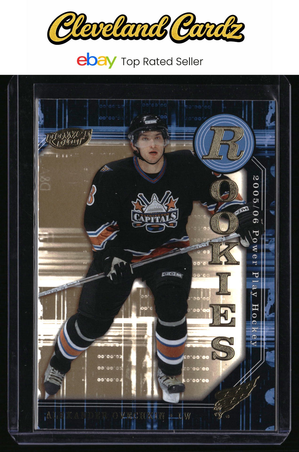 2005-06 Upper Deck Power Play #143 Alexander Ovechkin Rookie Card