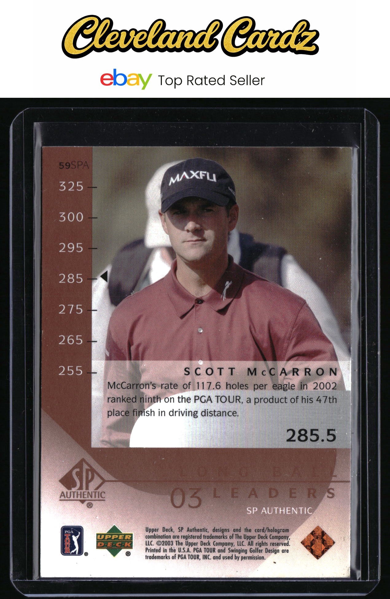 2003 SP Authentic #59SPA Scott McCarron