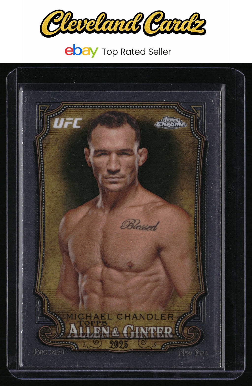 2025 Topps Chrome UFC #AAG-17 Michael Chandler Allen & Ginter