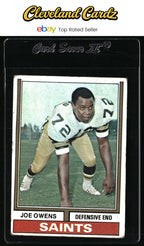 1974 Topps #191 Joe Owens RC