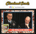 1991 Topps Desert Storm #158 Gen. Powell & Sec. Cheney