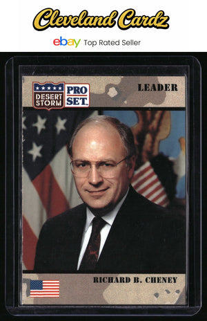 1991 Pro Set Desert Storm #80 Richard B. Cheney