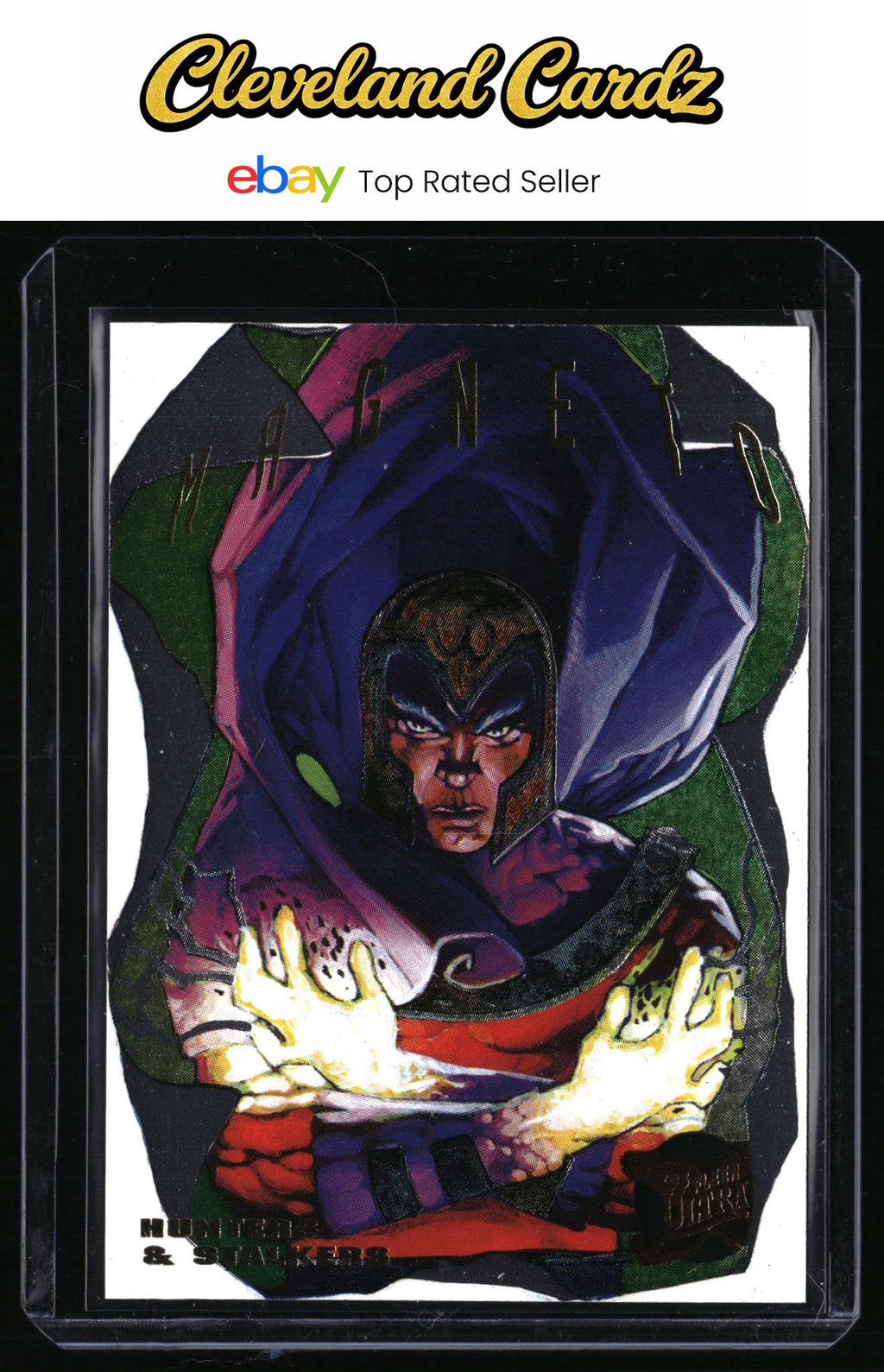 1995 Fleer Ultra X-Men #8 Magneto Hunters-&-Stalkers-Silver