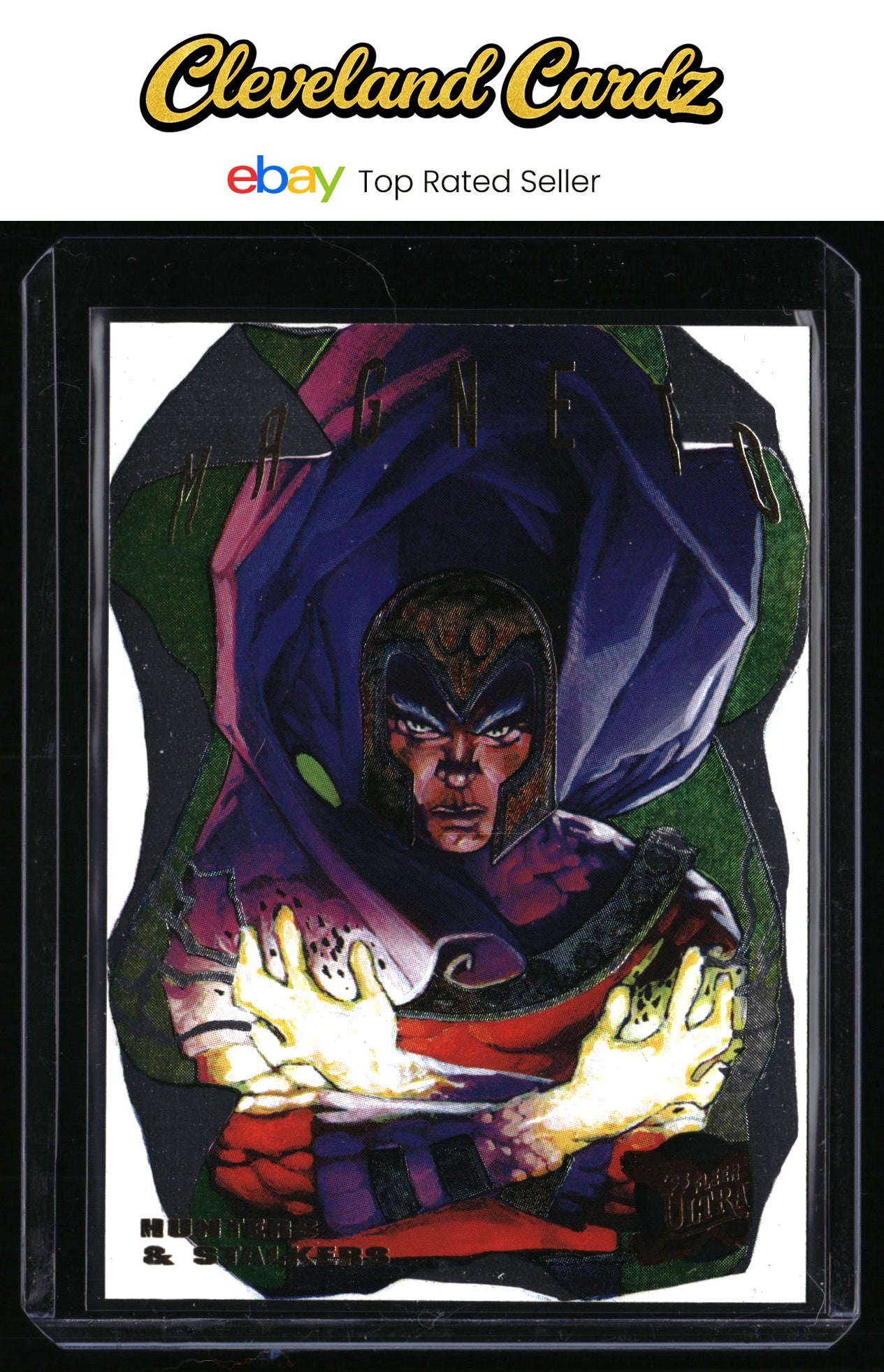 1995 Fleer Ultra X-Men #8 Magneto Hunters-&-Stalkers-Silver