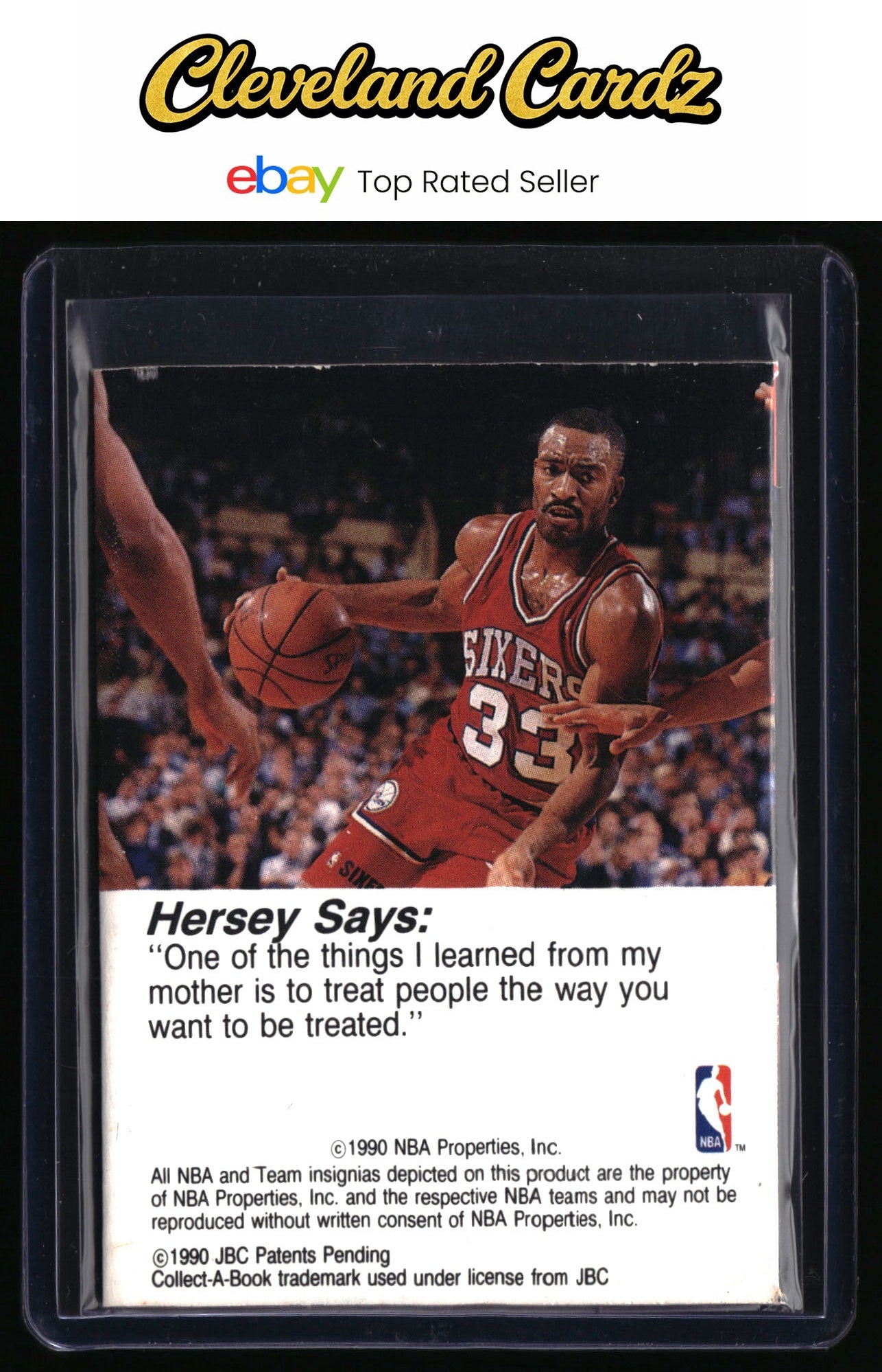 1990-91 Hoops CollectABooks #28 Hersey Hawkins