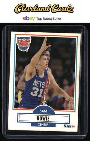 1990-91 Fleer #118 Sam Bowie