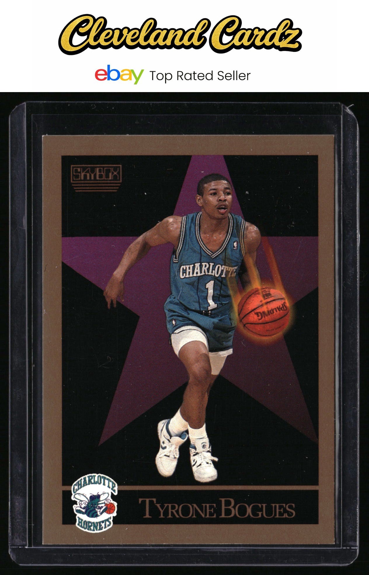 1990-91 SkyBox #26 Tyrone Bogues