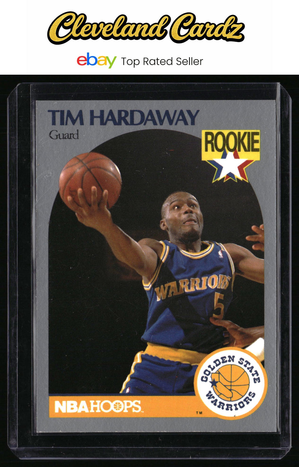 1990-91 Hoops #113 Tim Hardaway RC