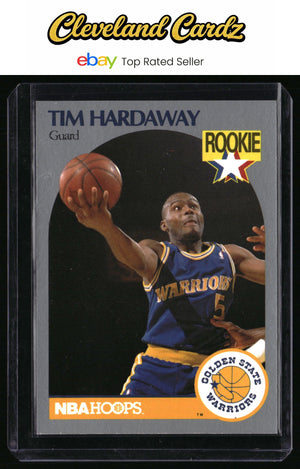 1990-91 Hoops #113 Tim Hardaway RC