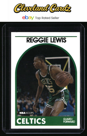 1989-90 Hoops #17 Reggie Lewis RC