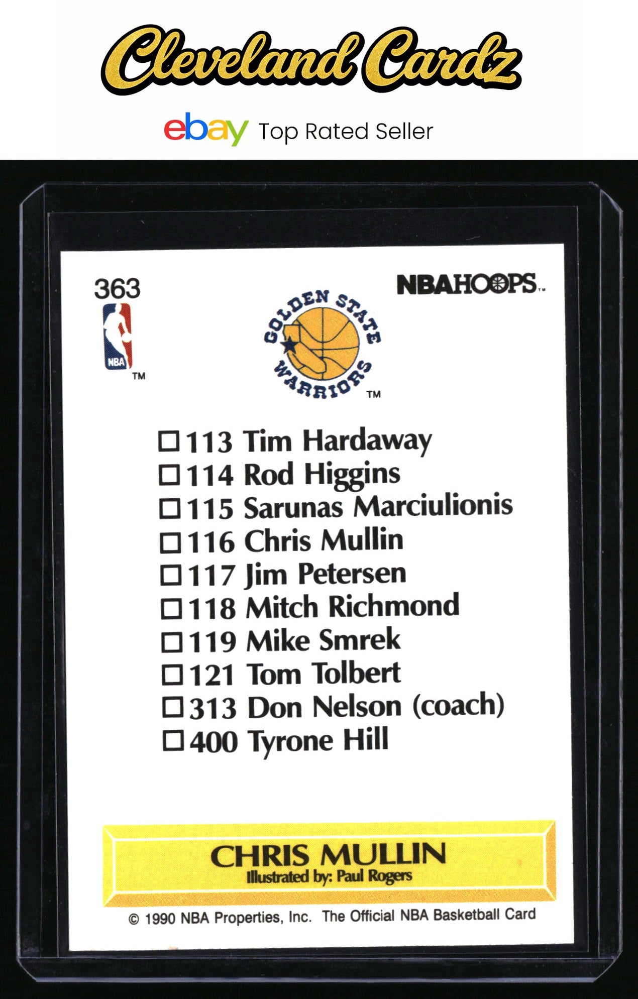 1990-91 Hoops #363 Chris Mullin