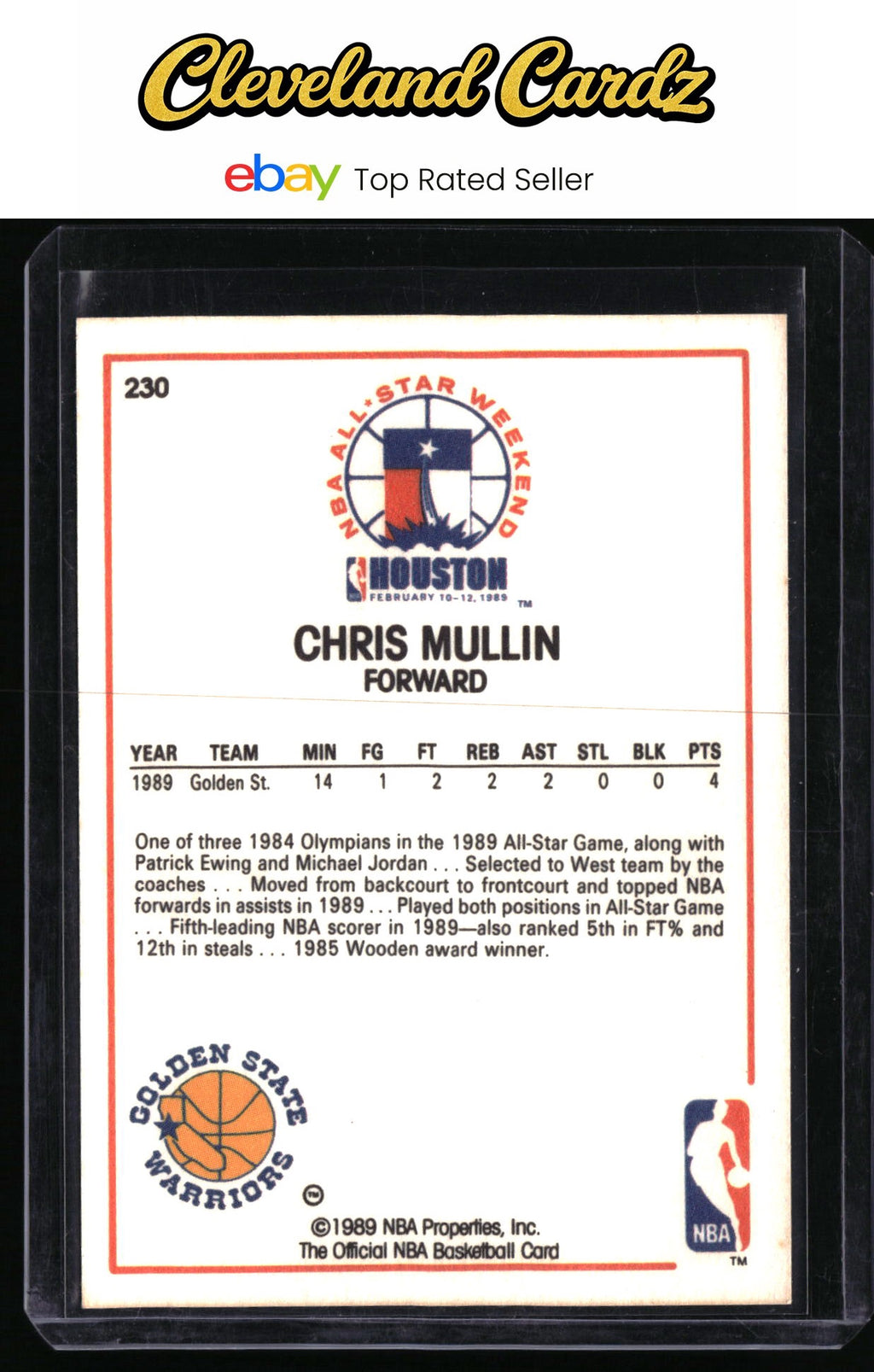 1989-90 Hoops #230 Chris Mullin