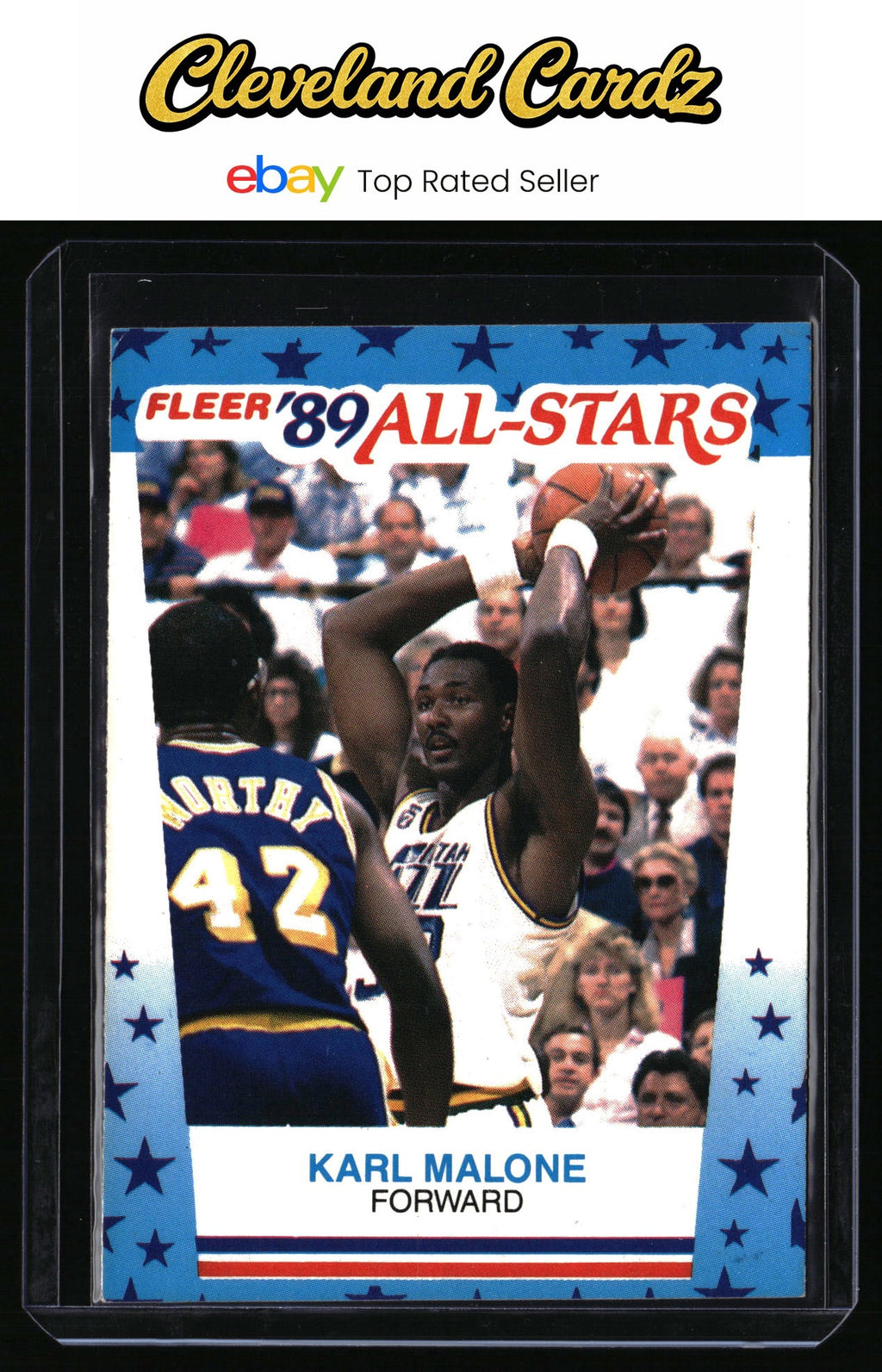 1989-90 Fleer #1 Karl Malone Stickers