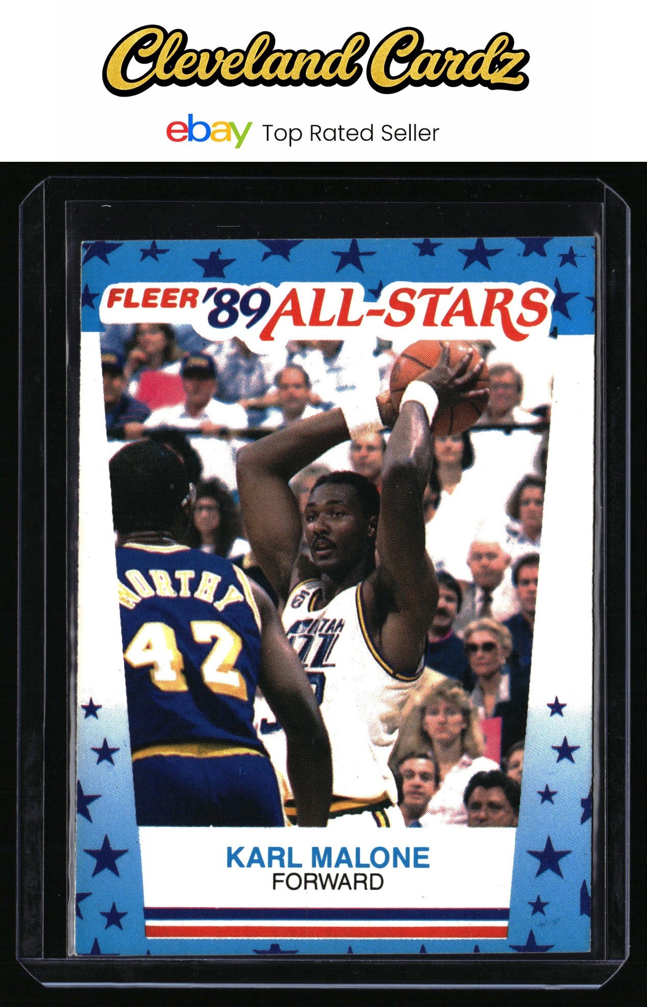 1989-90 Fleer #1 Karl Malone Stickers