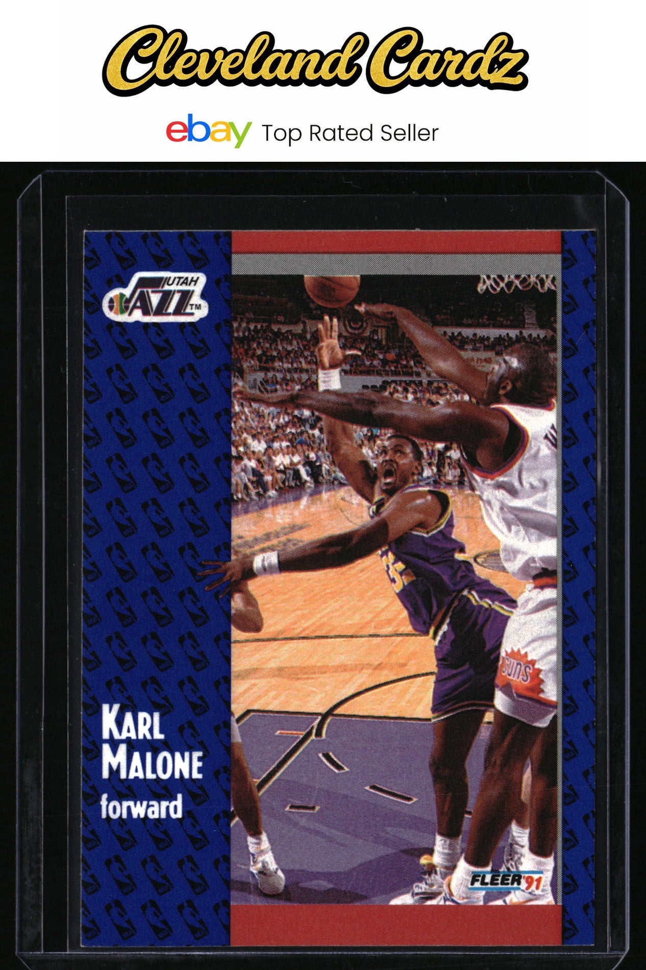 1991-92 Fleer #201 Karl Malone