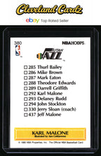 1990-91 Hoops #380 Karl Malone