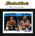 1991-92 Hoops #308 Reggie Miller / Jeff Malone