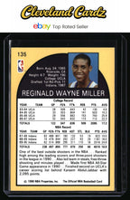 1990-91 Hoops #135 Reggie Miller