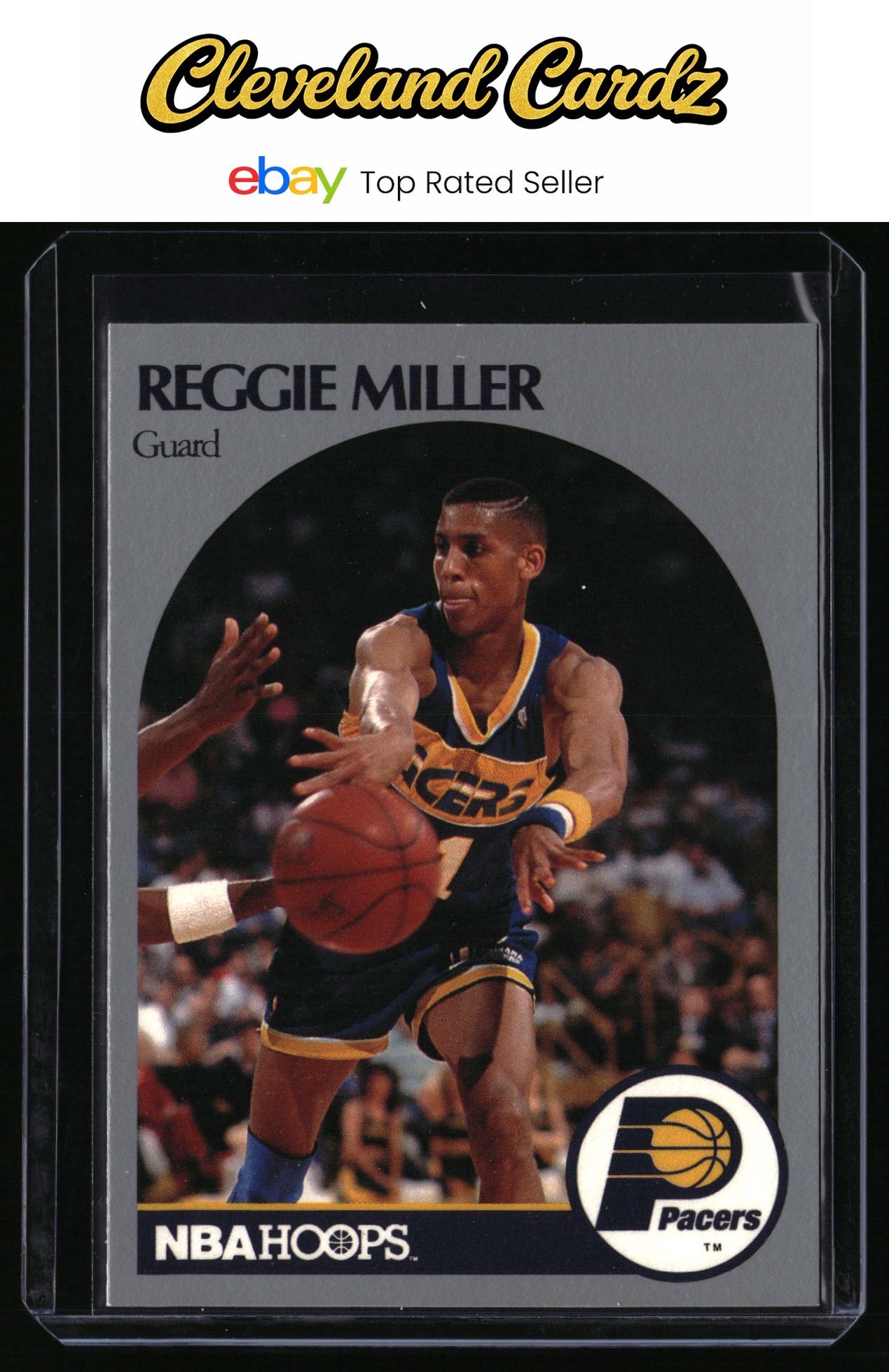 1990-91 Hoops #135 Reggie Miller