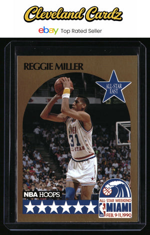 1990-91 Hoops #7 Reggie Miller