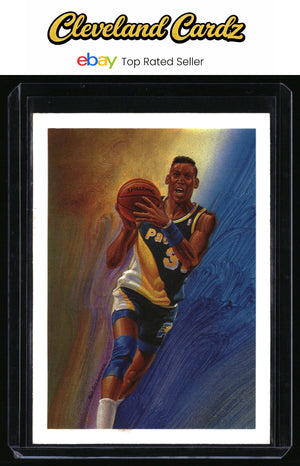 1990-91 Hoops #365 Reggie Miller