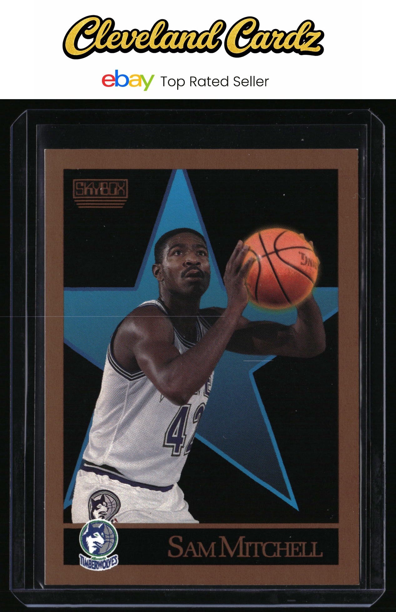 1990-91 SkyBox #171 Sam Mitchell RC