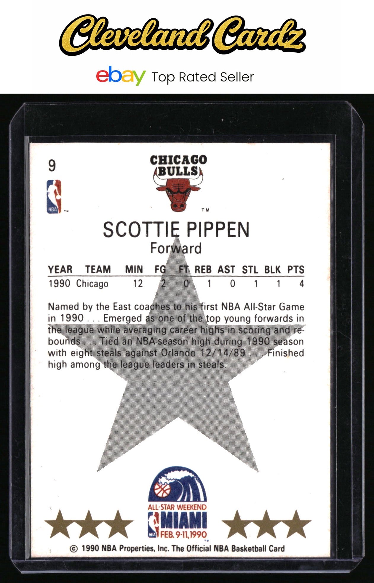 1990-91 Hoops #9 Scottie Pippen