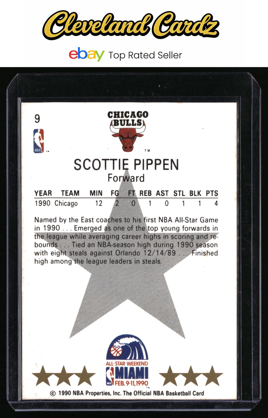 1990-91 Hoops #9 Scottie Pippen