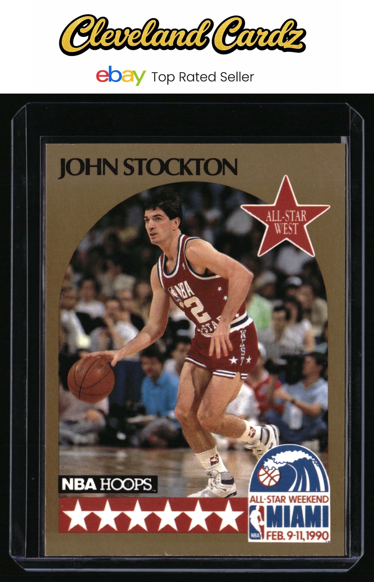 1990-91 Hoops #25 John Stockton