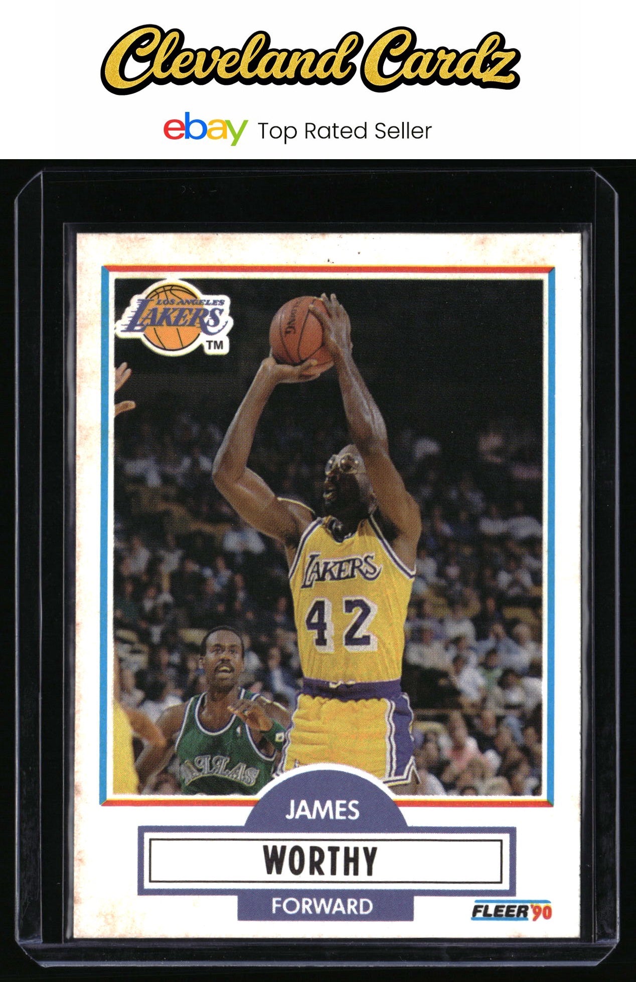 1990-91 Fleer #97 James Worthy