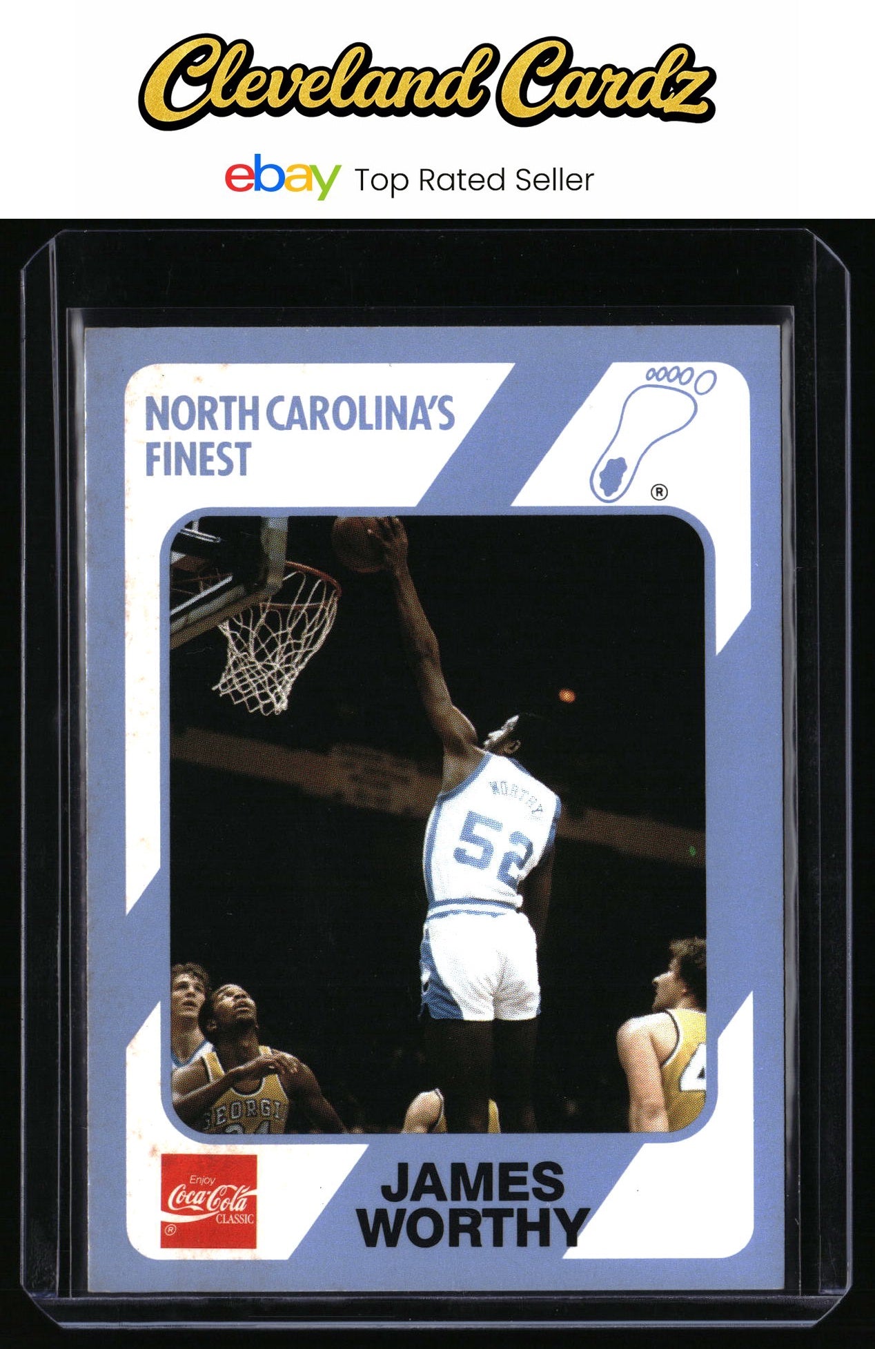 1989 Collegiate Collection North Carolina's Finest #23a James Worthy