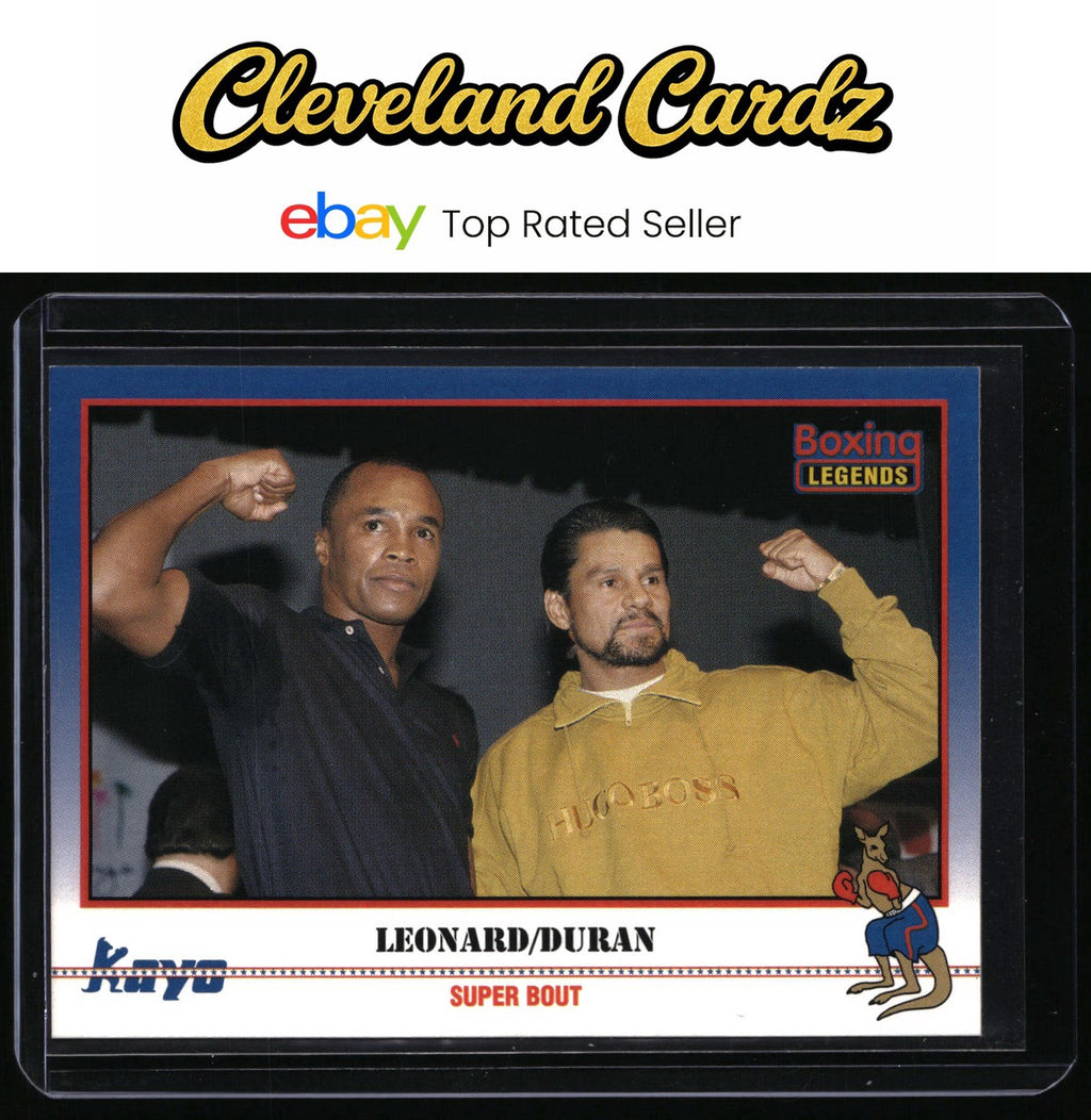 1991 Kayo #037 Sugar Ray Leonard / Roberto Duran