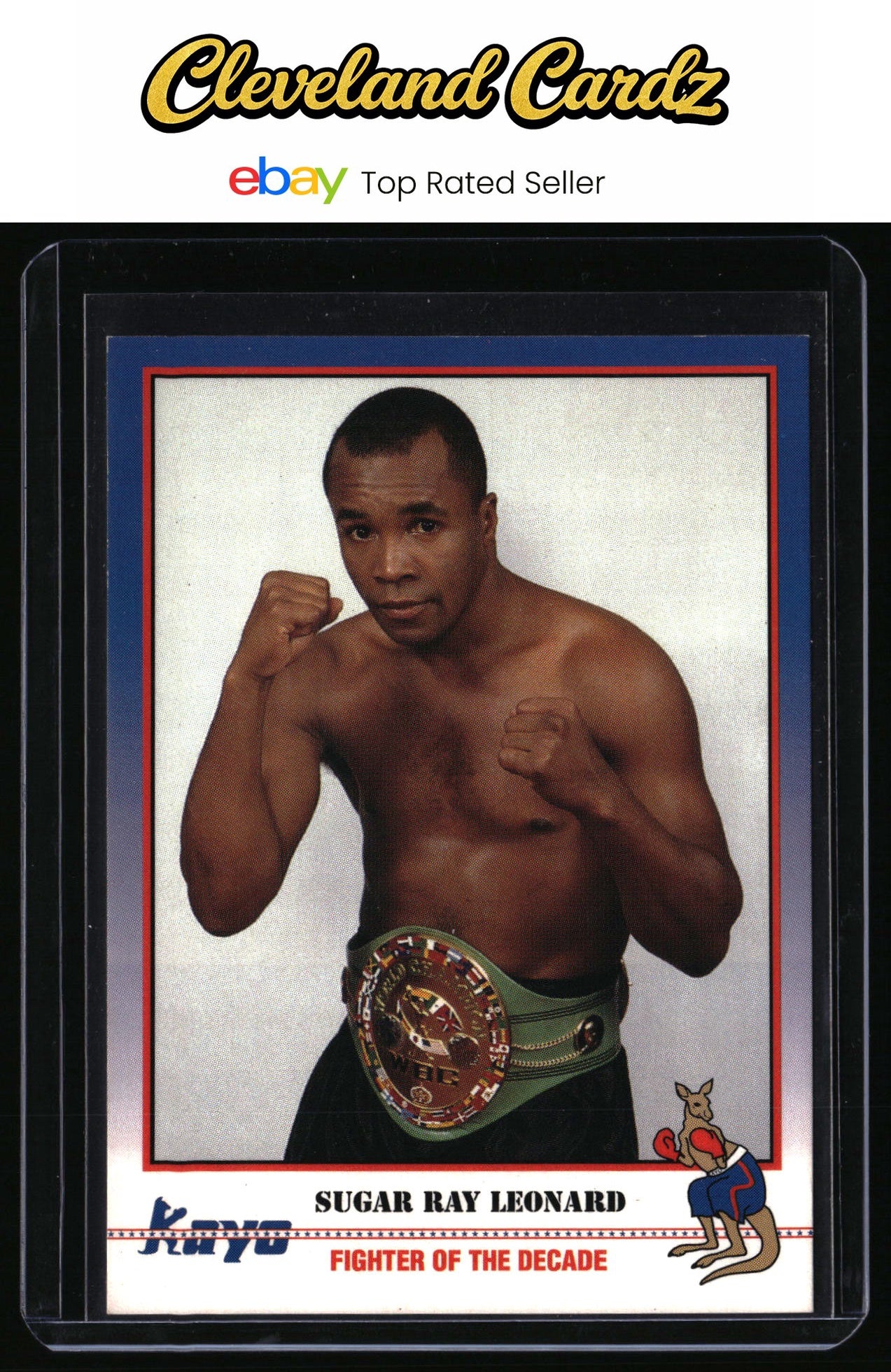 1991 Kayo #156 Sugar Ray Leonard