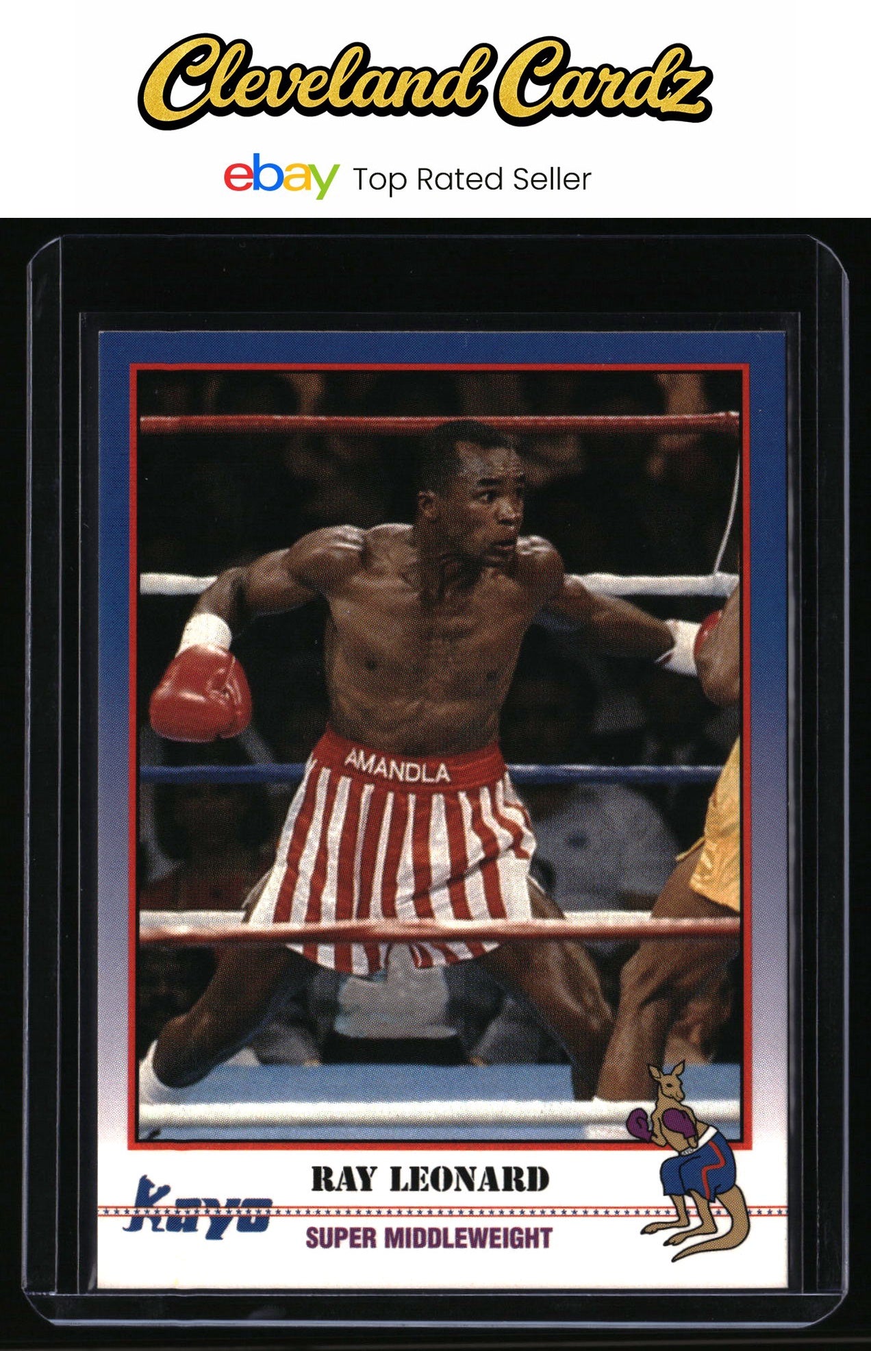 1991 Kayo #090 Ray Leonard