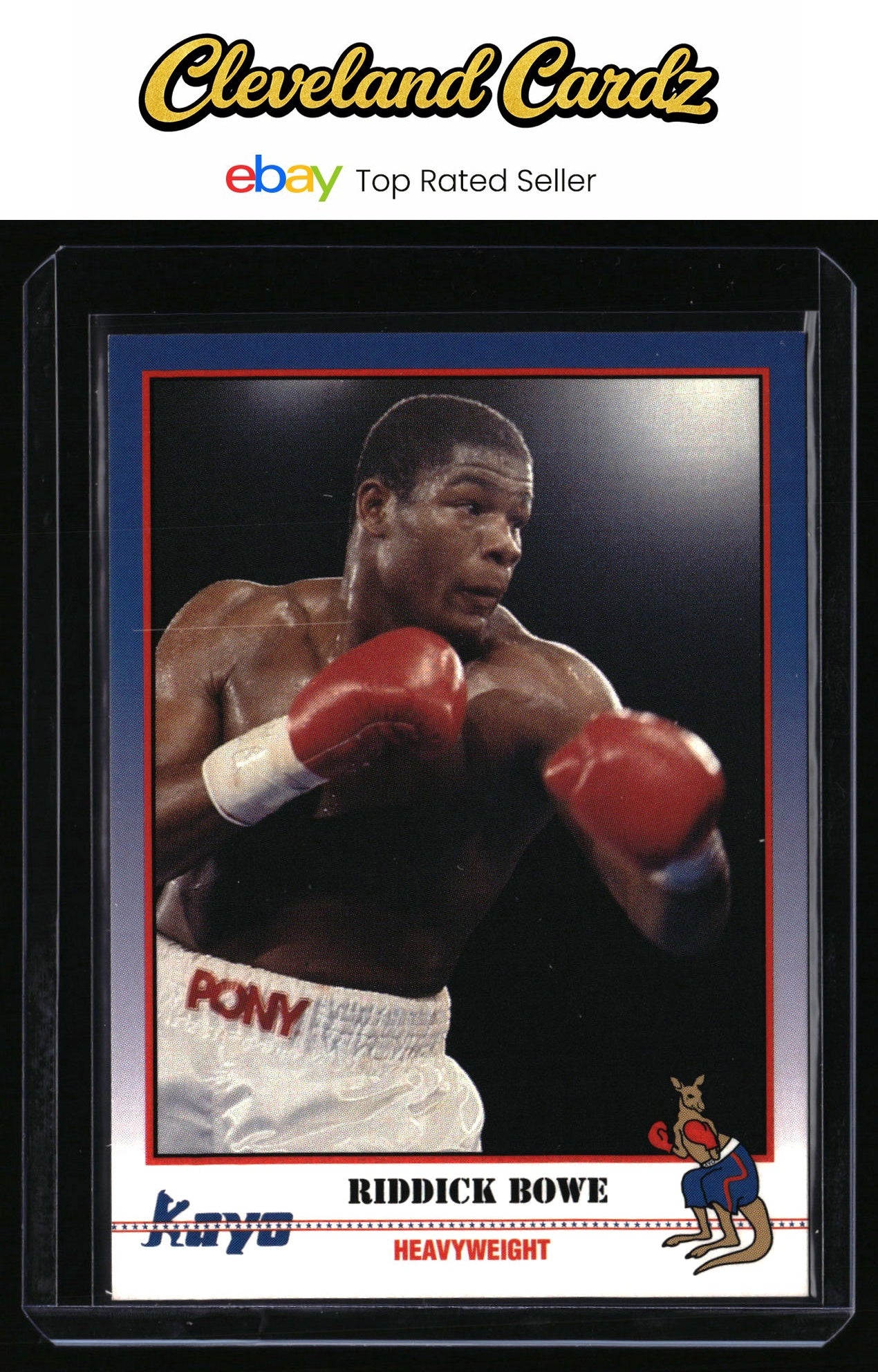 1991 Kayo #172b Riddick Bowe