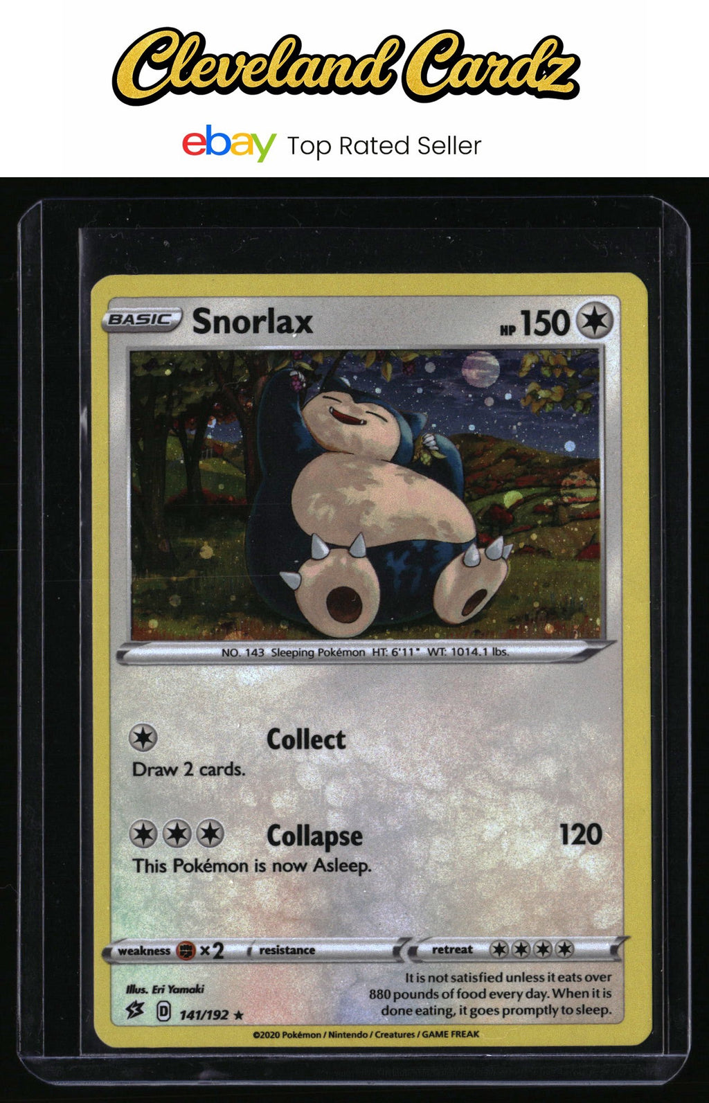 SWSH02: Rebel Clash #141/192 Snorlax